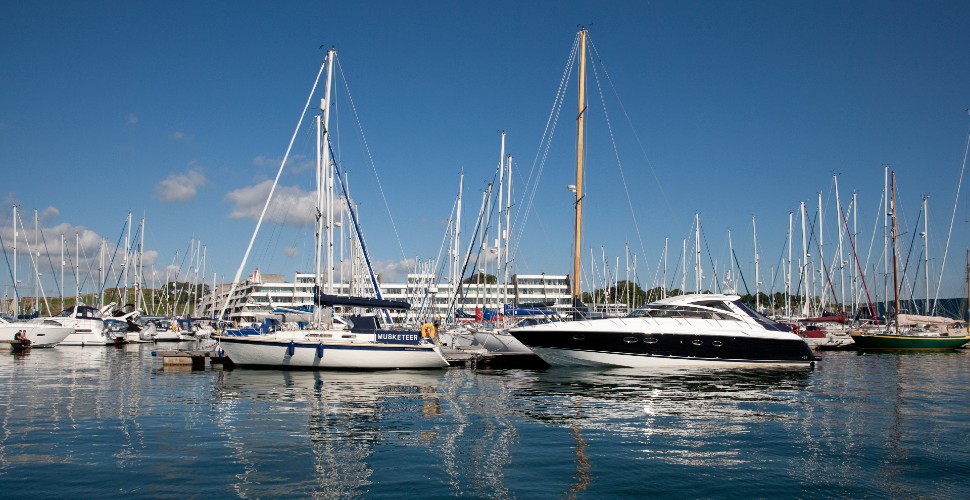 Boats in Mayflower Marina